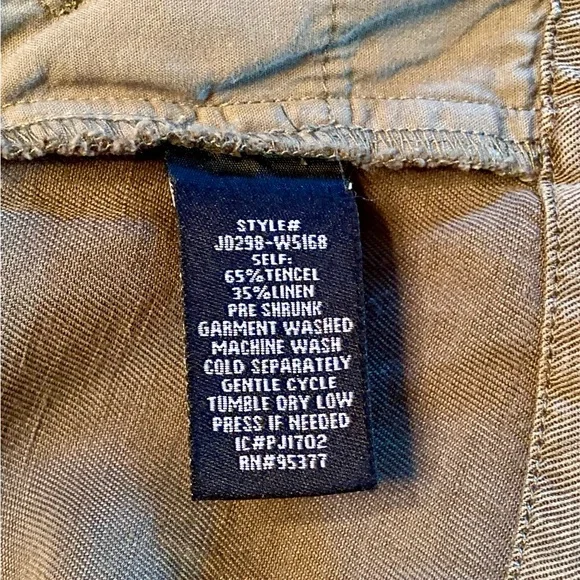 Sanctuary Army Style Utility Jacket Snap Front Pockets Olive Green Size S or M - Picture 14 of 14